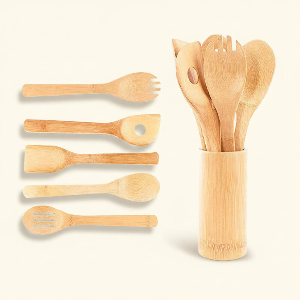 Bamboo Spatula Set