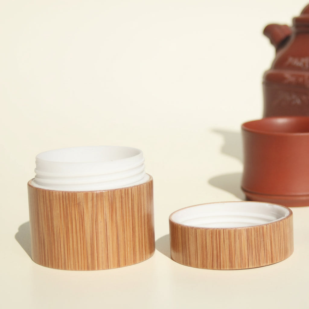 Bamboo Cosmetic Storage Cup
