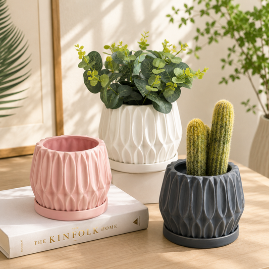 Stone Tabletop Flowerpot