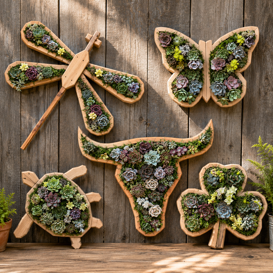 Wooden Plant Pots