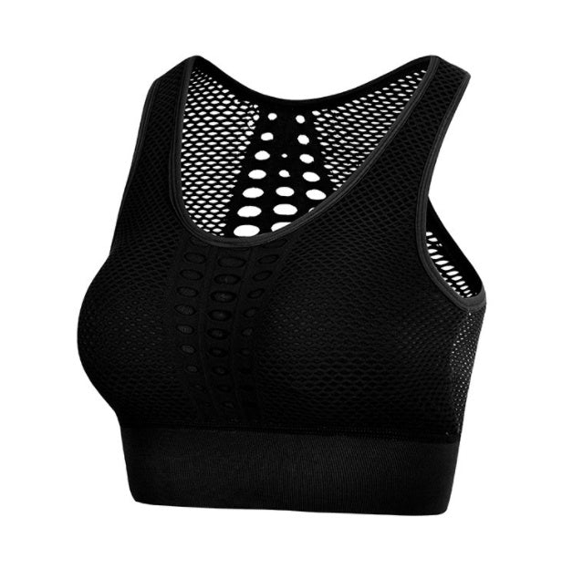 Brathable Mesh Women Sports Bra