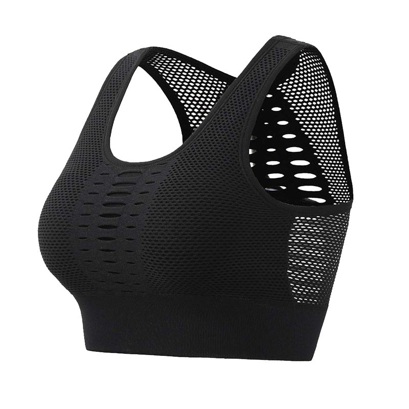 Brathable Mesh Women Sports Bra