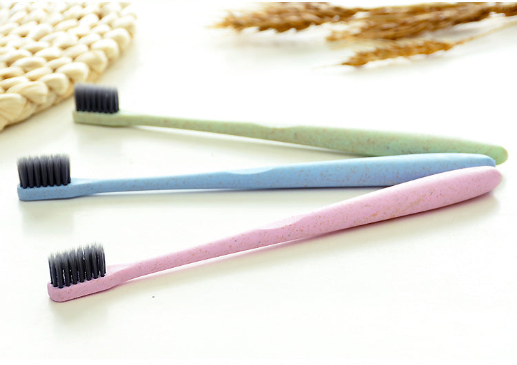 Portable Environmentally Friendly Toothbrush (Wheat/Straw)