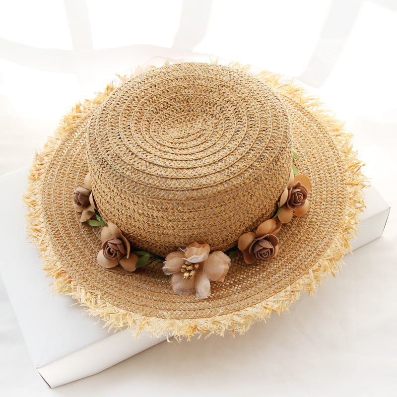 Ladys Straw Sun Hat