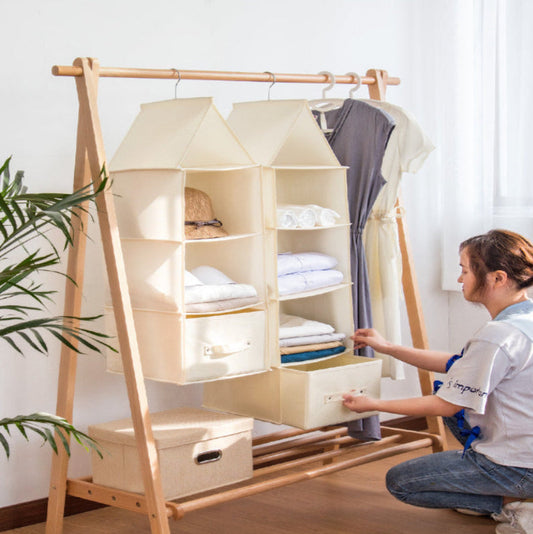 Cotton And Linen Hanging Storage