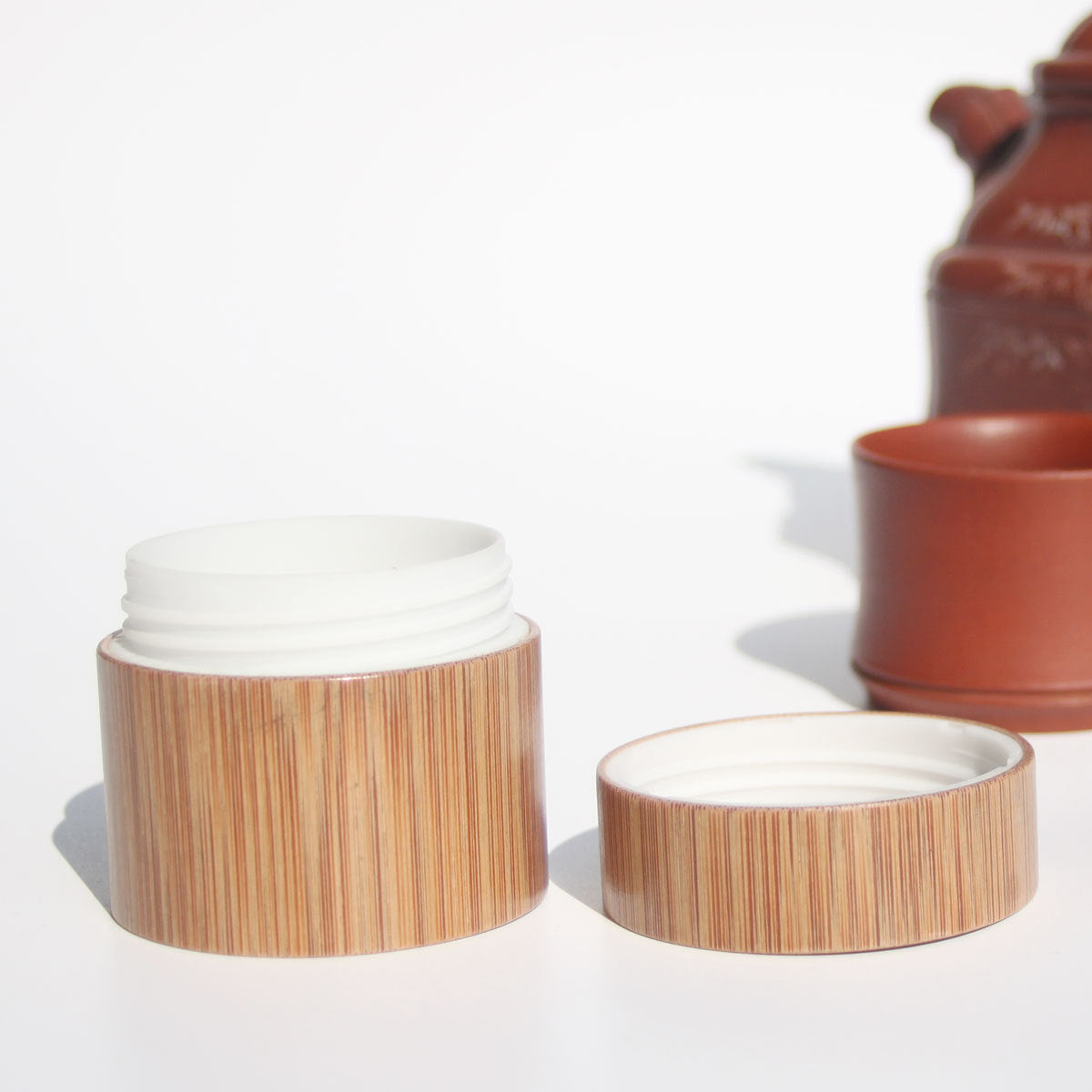 Bamboo Cosmetic Storage Cup