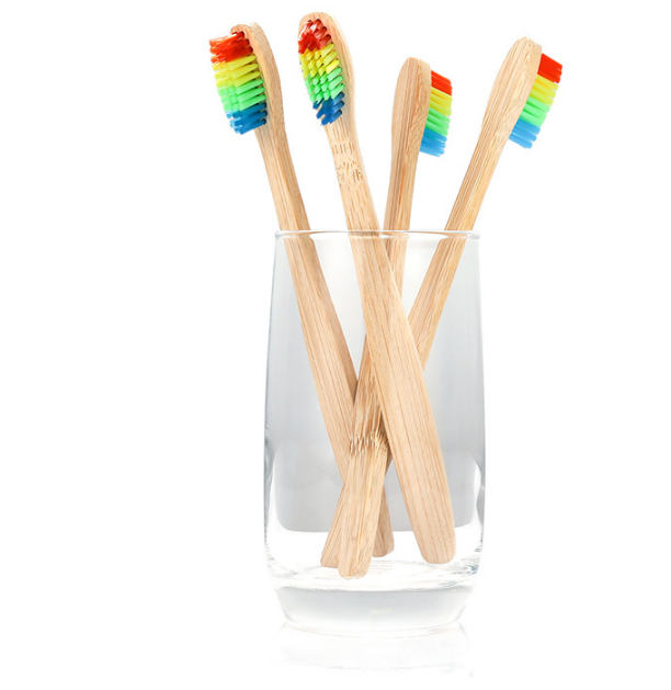 Rainbow Bamboo Toothbrush