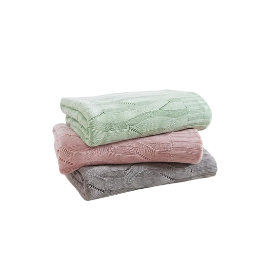 Knitted Bamboo Blanket