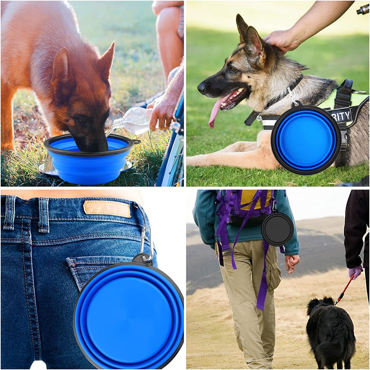 Reusable Silicone Folding Dog Bowl