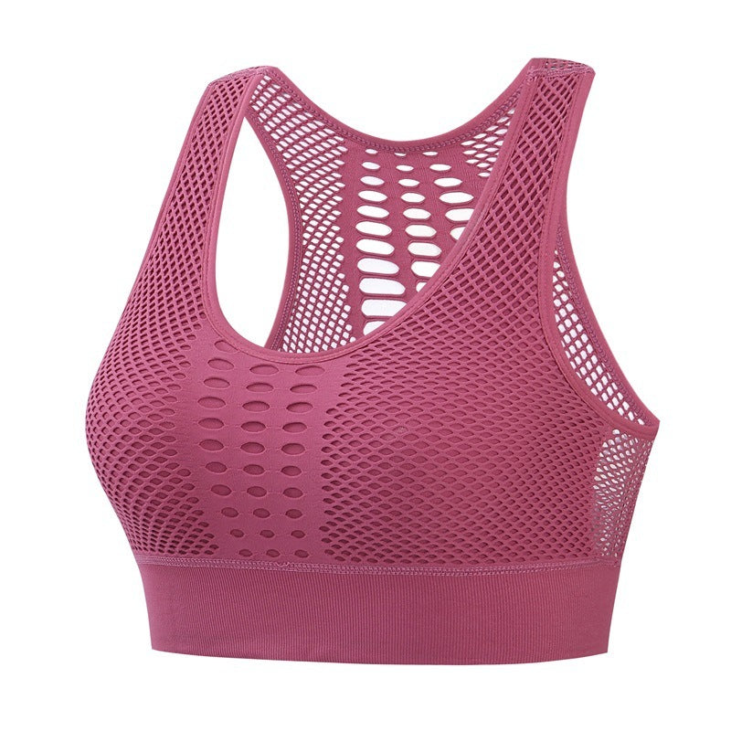 Brathable Mesh Women Sports Bra