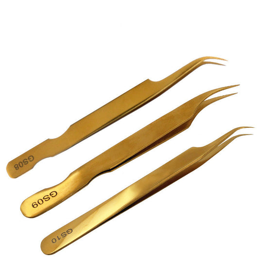 Gold Eyelash Tweezers