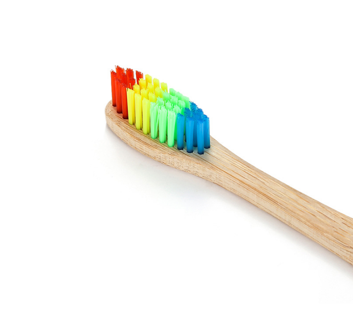 Rainbow Bamboo Toothbrush