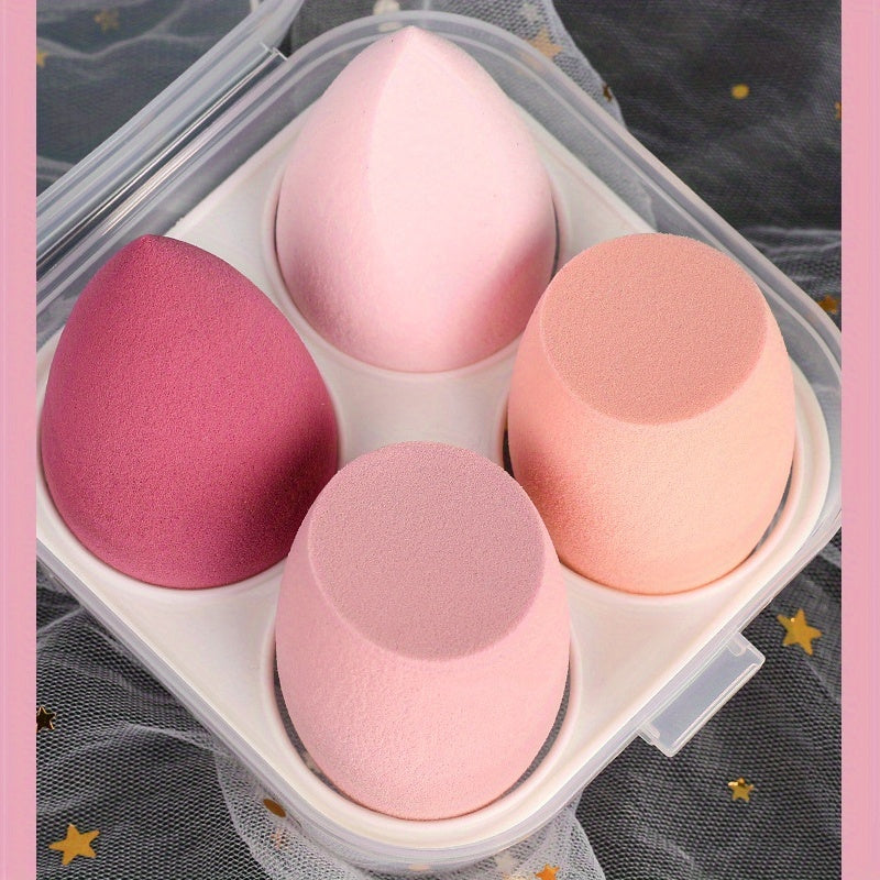 4 Piece Makeup Sponge Set (Latex-Free)