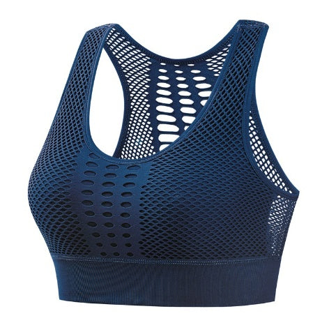 Brathable Mesh Women Sports Bra