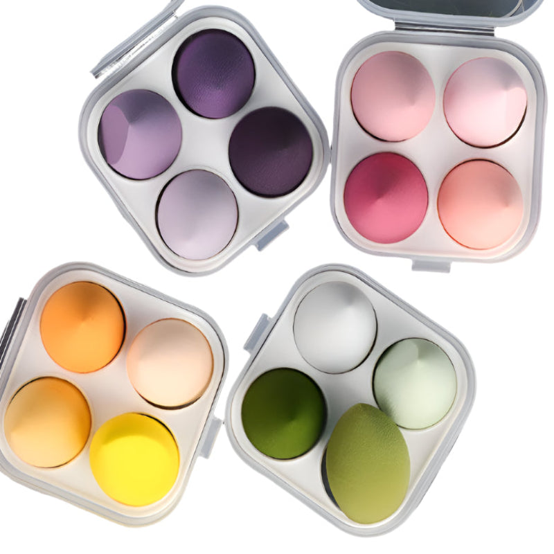 4 Piece Makeup Sponge Set (Latex-Free)