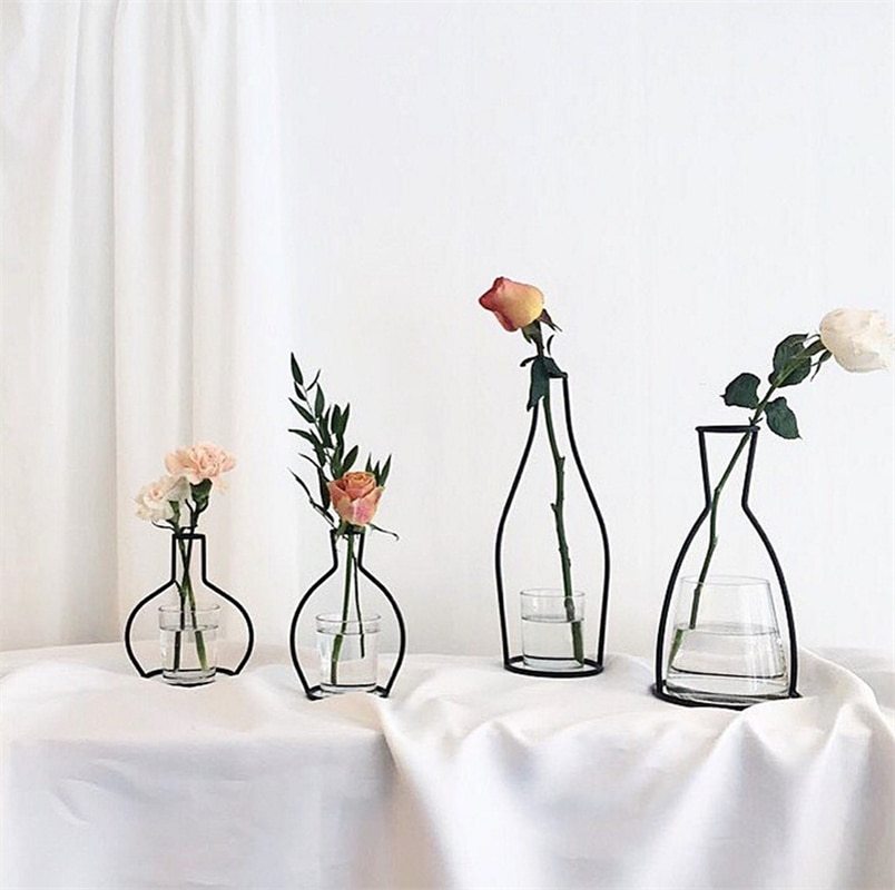 Metal Wire Vase Ornaments