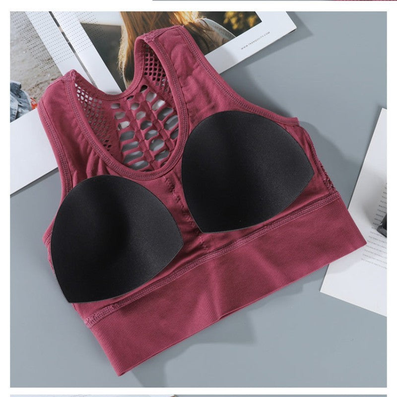 Brathable Mesh Women Sports Bra