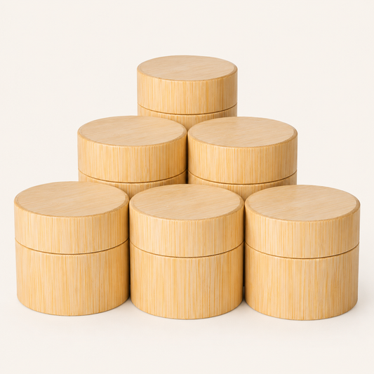 Bamboo Cosmetic Storage Cup