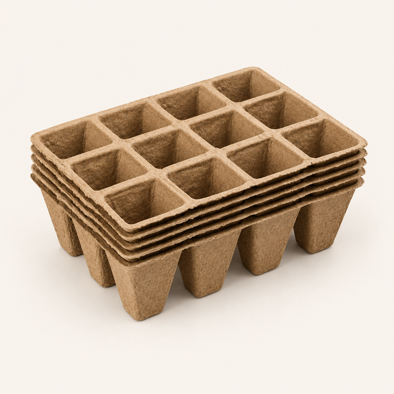 Biodegradable Seedling Nursery Pots 12-Hole
