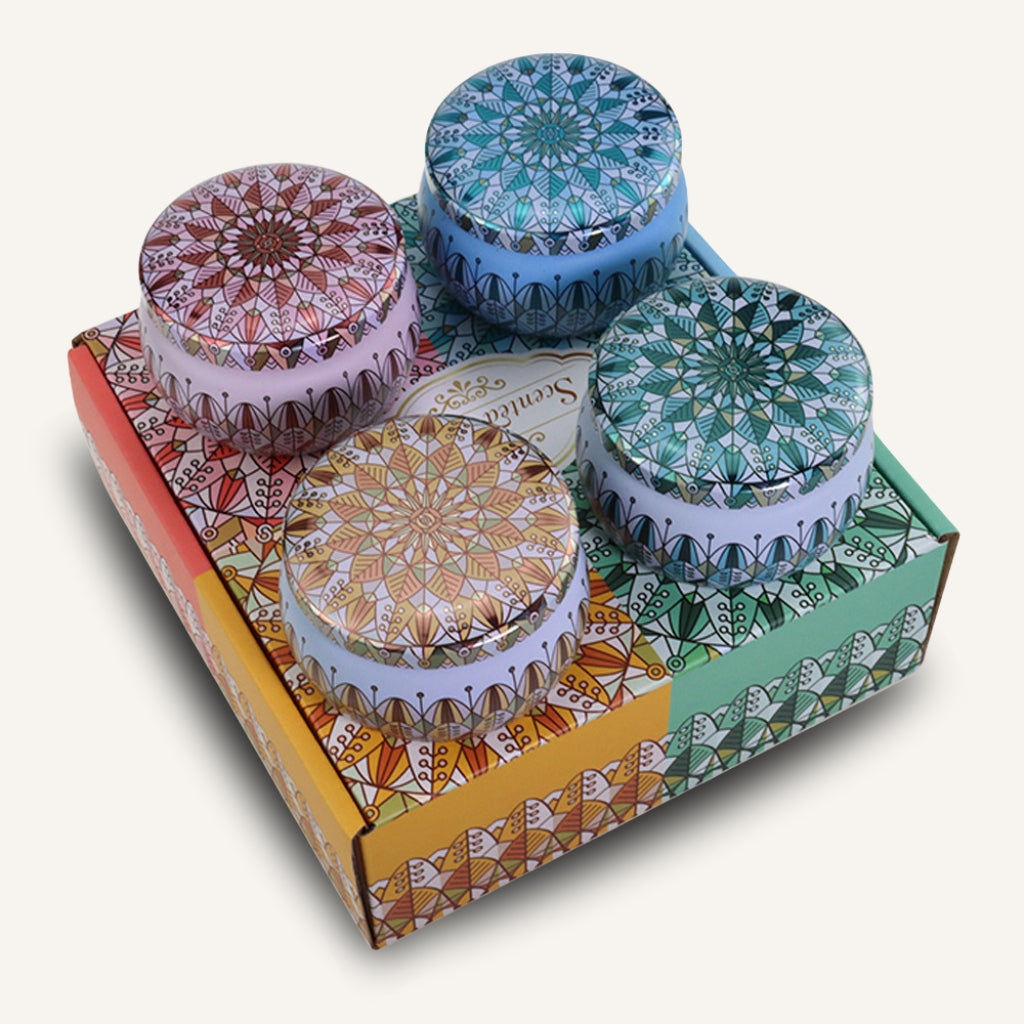 Dried Flower Scented Candles