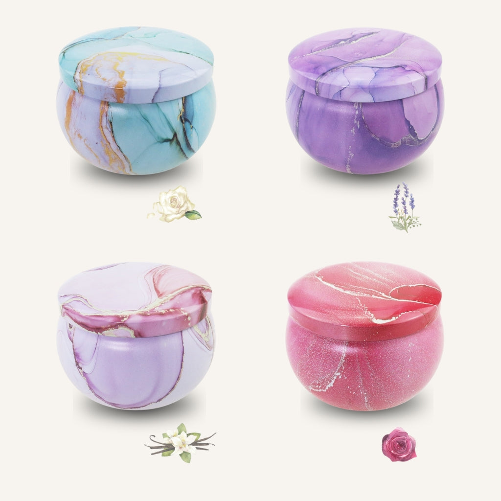 Dried Flower Scented Candles