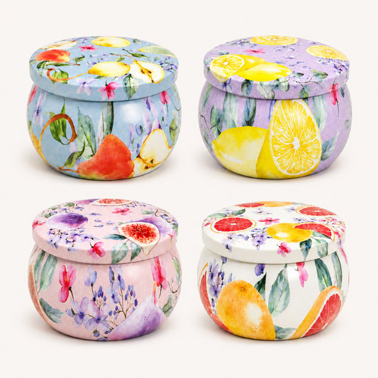 Dried Flower Scented Candles