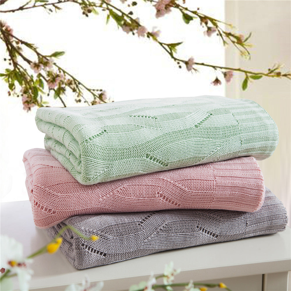 Knitted Bamboo Blanket