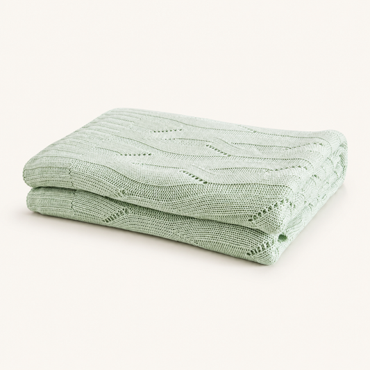 Knitted Bamboo Blanket
