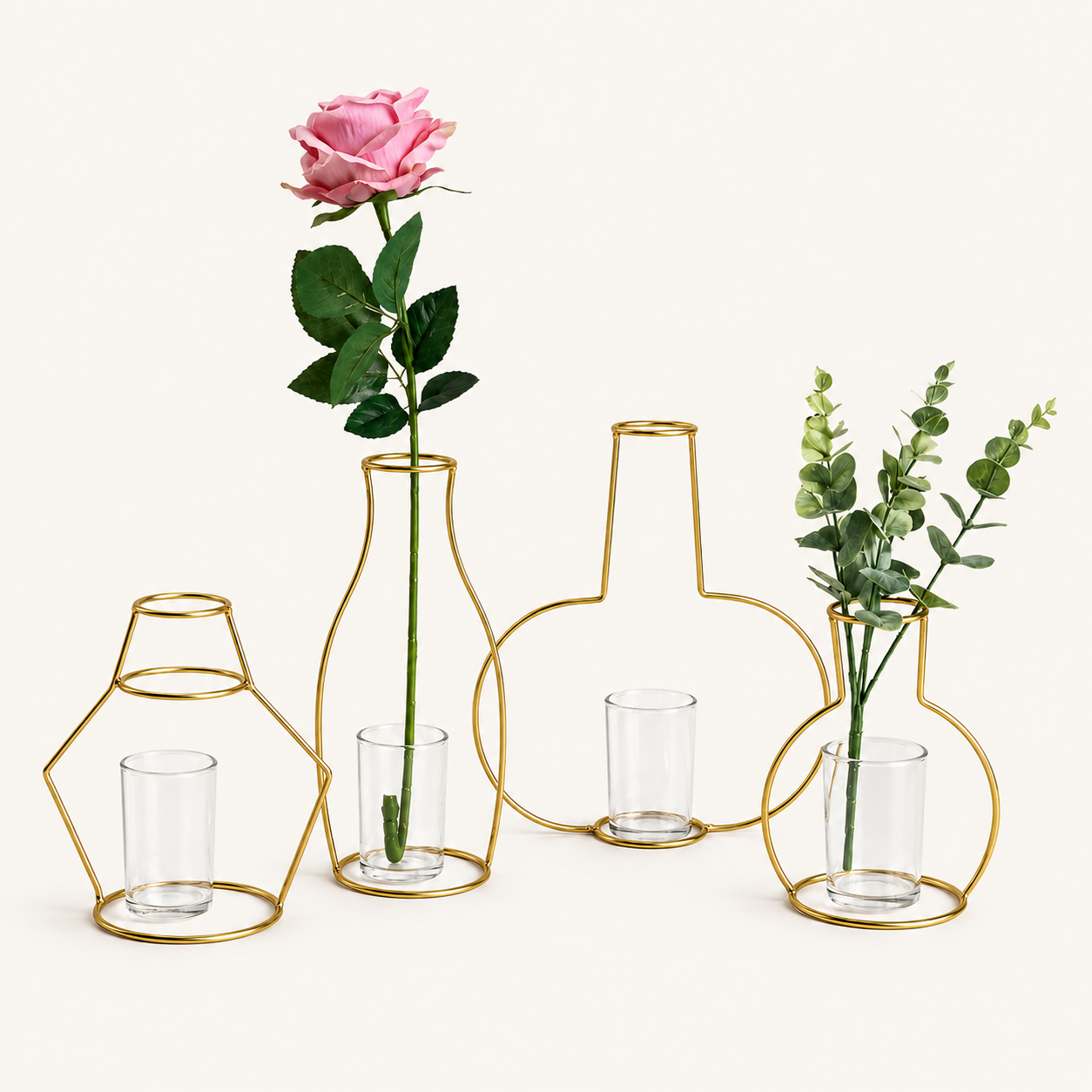 Metal Wire Vase Ornaments