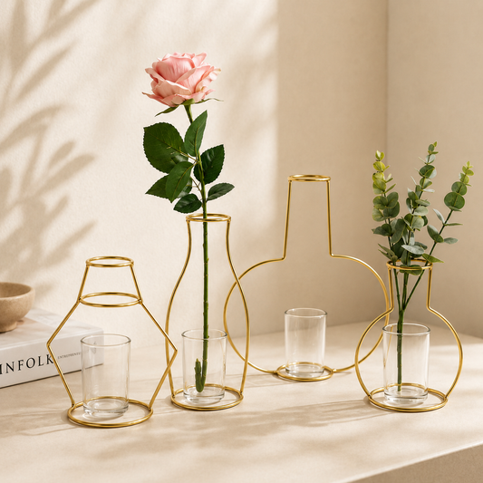 Metal Wire Vase Ornaments