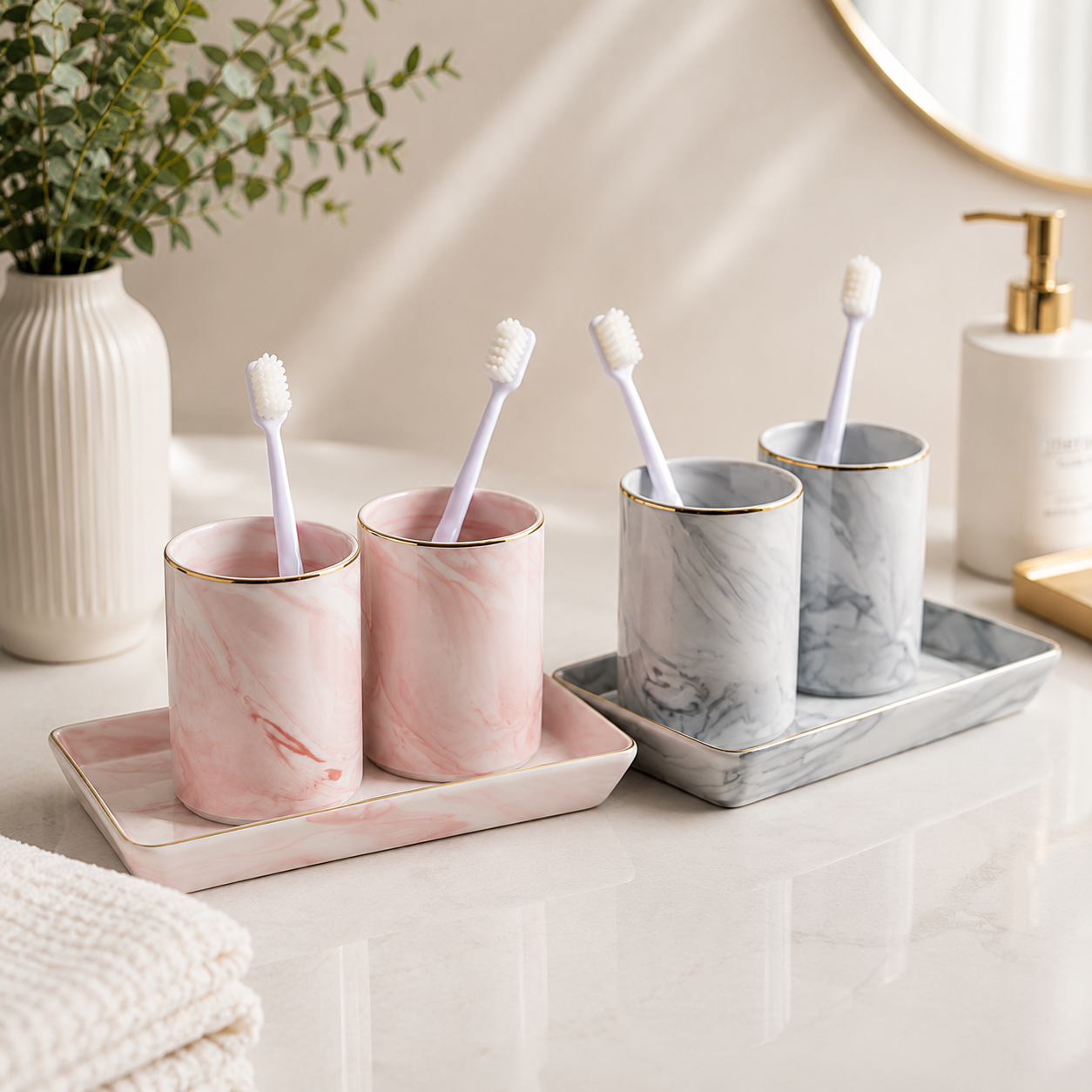 Nordic Marble Toiletries Tray