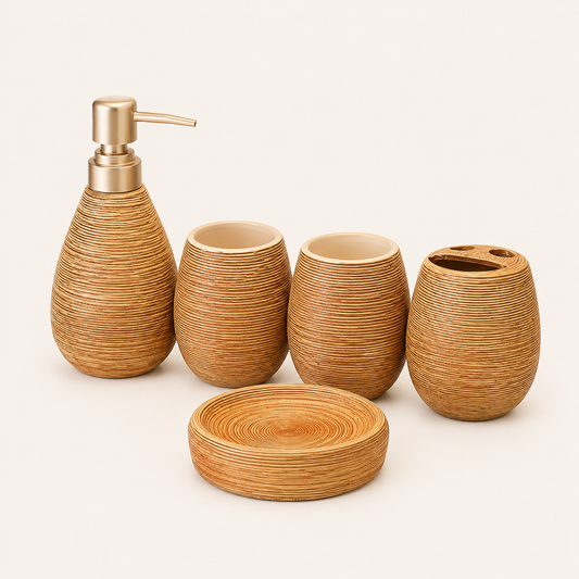 Retro Ceramic Five Piece Set
