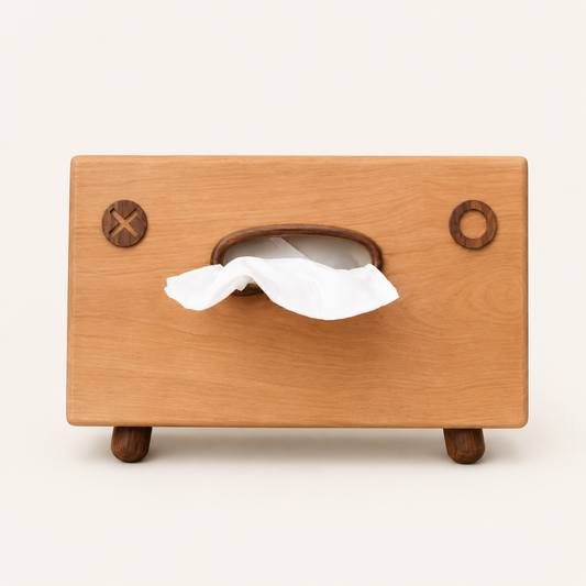 Solid Wood Handcrafted Tissue Box (Walnut Wood)