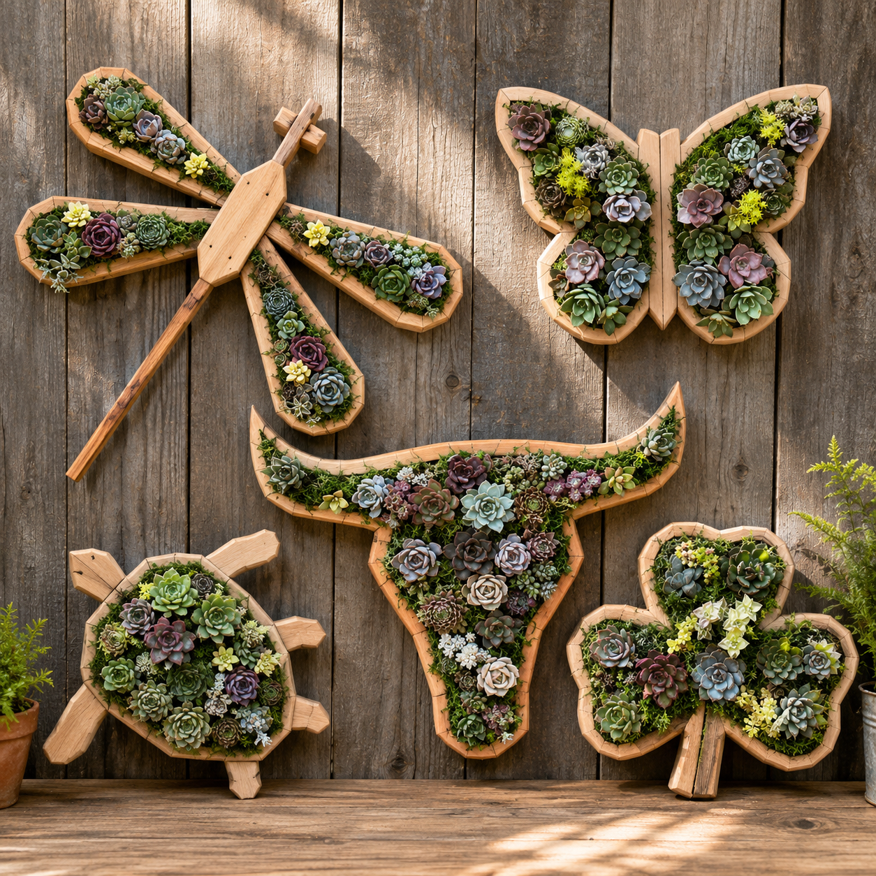 Wooden Plant Pots