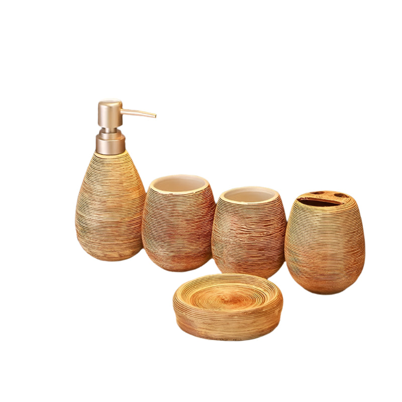 Retro Ceramic Five Piece Set