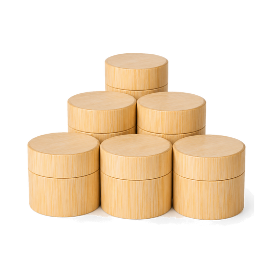 Bamboo Cosmetic Storage Cup