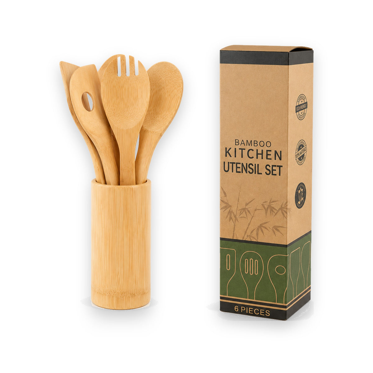Bamboo Spatula Set