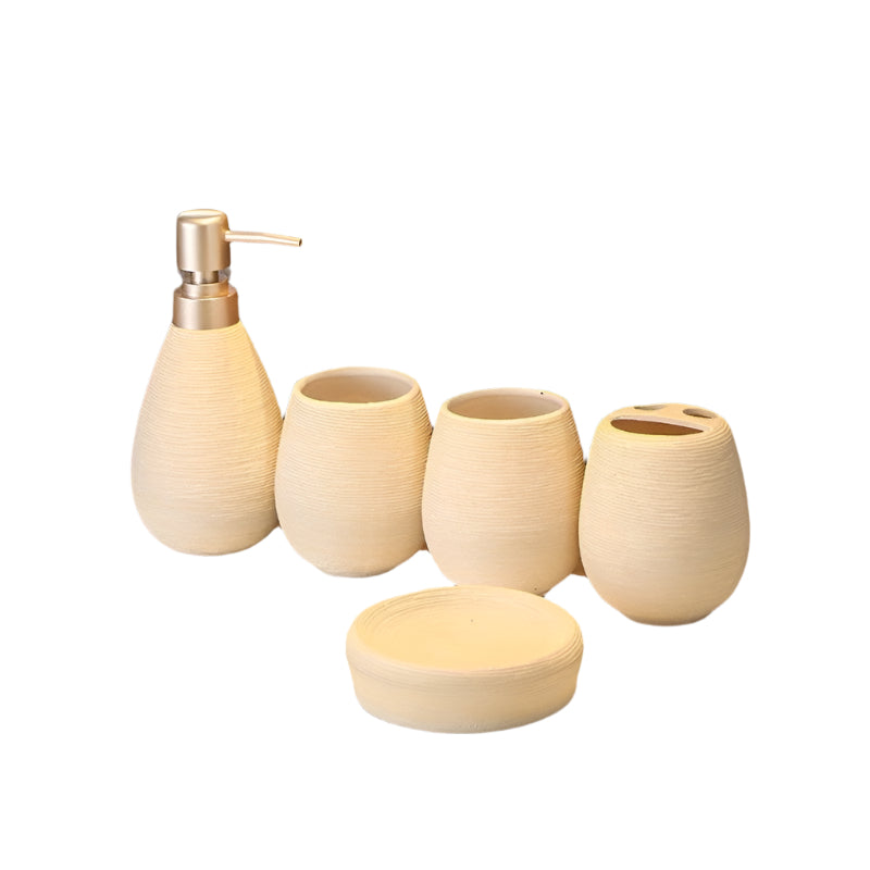 Retro Ceramic Five Piece Set