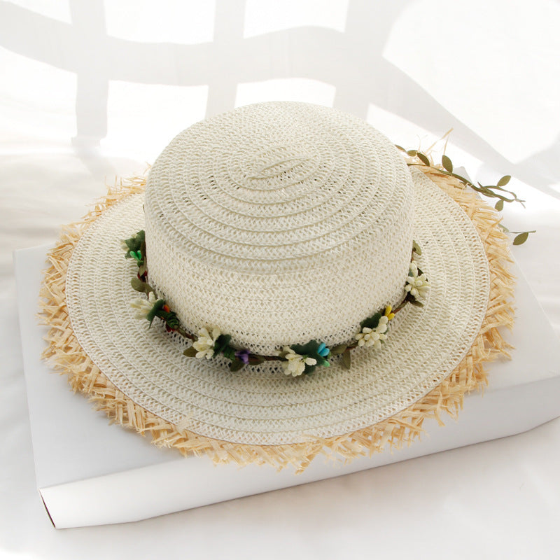 Ladys Straw Sun Hat