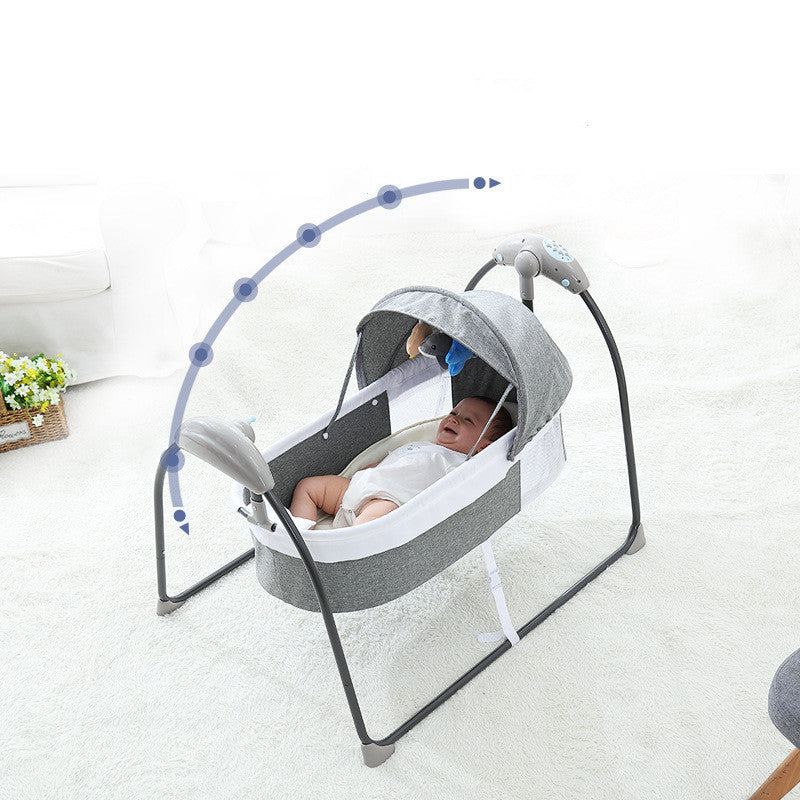 Electric Rocking Baby Bed