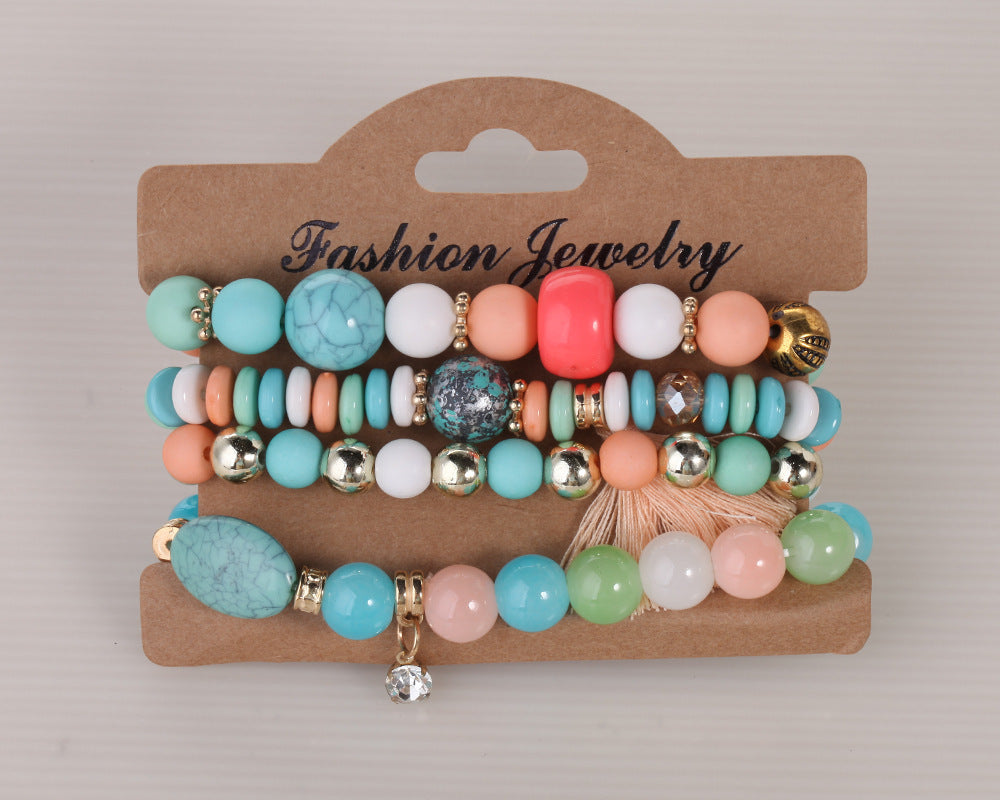 Eco-friendly Multi-layer Tassel Bracelet