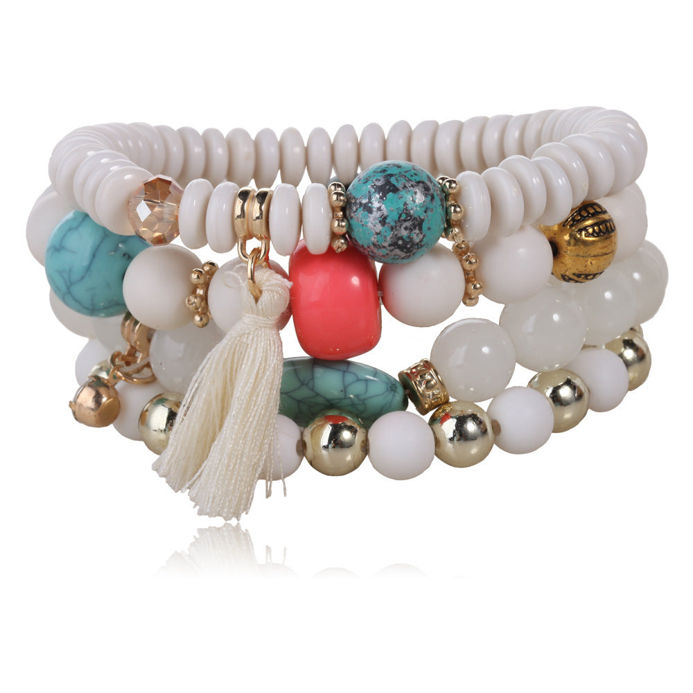 Eco-friendly Multi-layer Tassel Bracelet