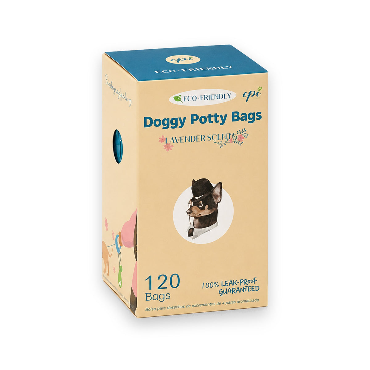 Plant-Based Dog Poop Bags – 8 or 18 Rolls