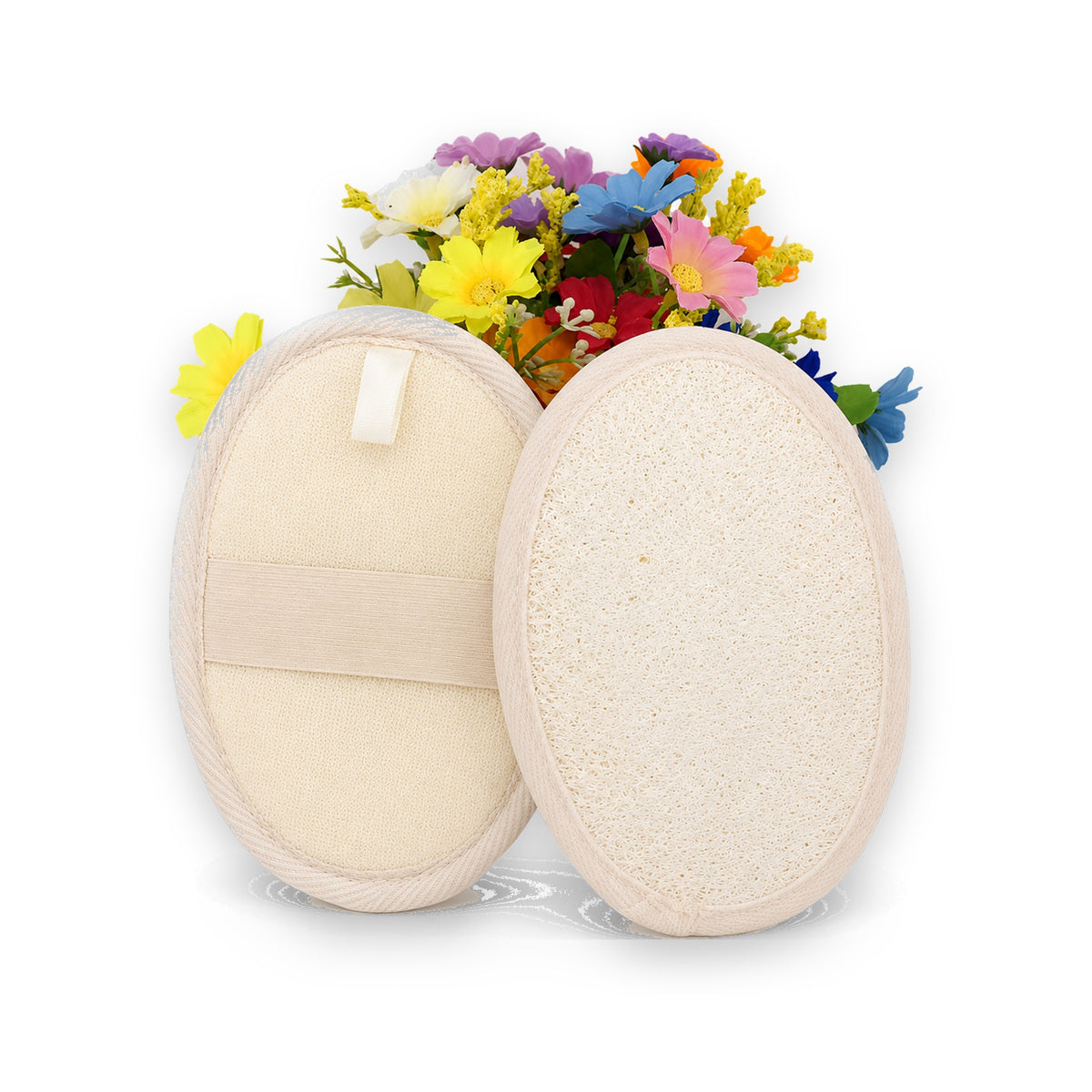 Loofah & Cotton Scrubber – Kitchen & Bath