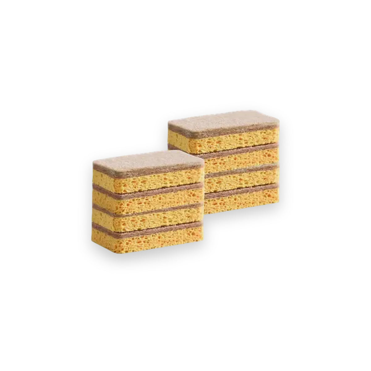 Plant-Fibre Scourer Sponges – Pack of 10