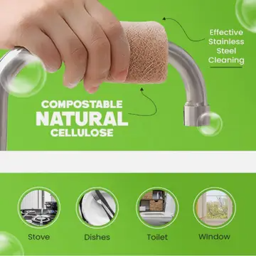 Plant-fibre scourer sponges – view 6