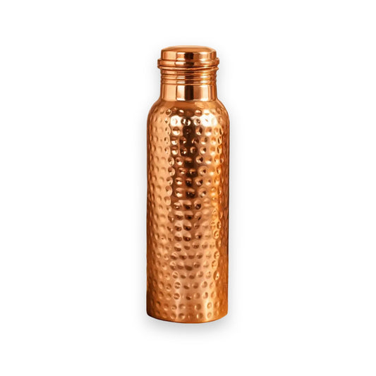 Hammered Copper Water Bottle – 600 ml