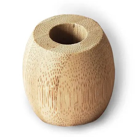Bamboo toothbrush stand
