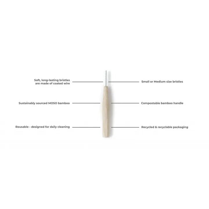 Bamboo interdental brushes – view 2