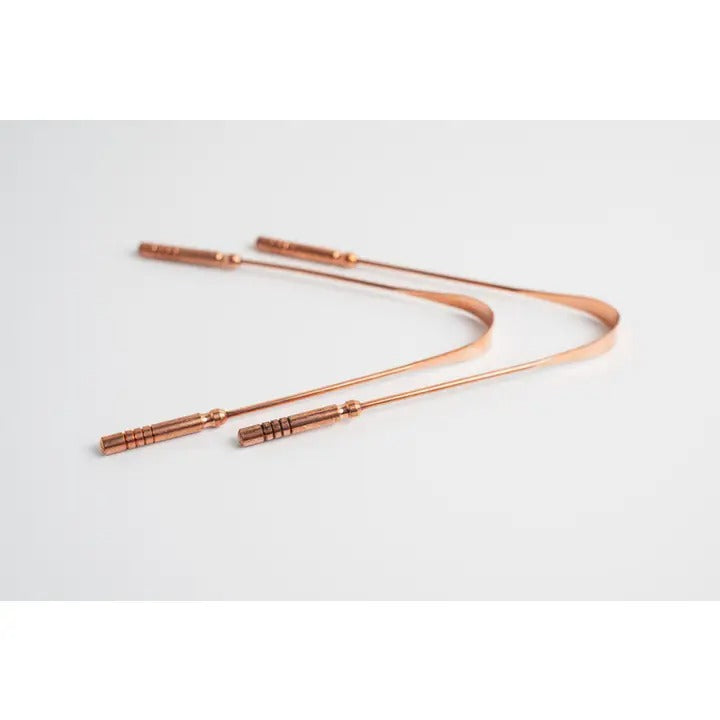 Copper tongue cleaner – view 2